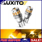 2x T10 W5w Led Car Bulbs Canbus No Error Amber Orange Side Marker Light Lamp 12v