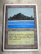 1x Tropical Island Unlimited LP/mp Dual Land MTG Magic Huge Collection Sell Off