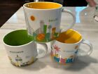 Starbucks You Are Here mugs - Lot of 3