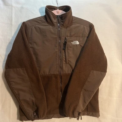 The North Face Womens Denali Fleece Jacket Size M Chocolate Brown Full Zip - Image 1 of 4