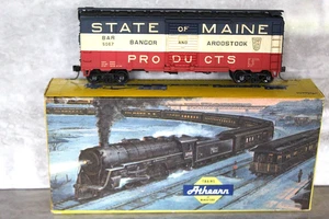Athearn 1227 State of Maine Special Box Car zusammengebaut HO Scale mit Box (2) - Bild 1 von 5