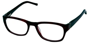 Jones New York Ruby / Silver Mens Plastic Rectangle Eyewear , J749 Ruby 51mm - Picture 1 of 14