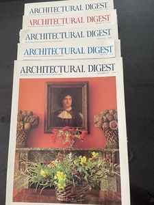 Vintage 1991 Architectural Digest Magazines Interior Design Ads Lot of 5 - Picture 1 of 14