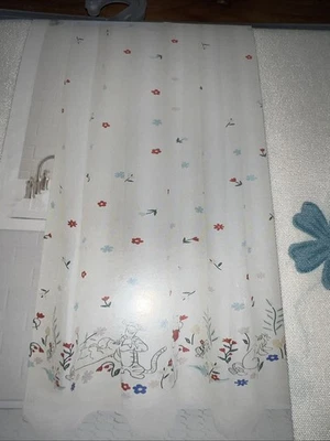 Disney Celebrate Together Primavera Winnie The Pooh Tela Cortina de Ducha 70x70 Nuevo Foto 1 de 4