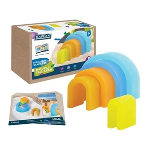 Kaplan Early Learning Discovery Stackers - Natural Tall Arch - 5 Pieces - Picture 1 of 5