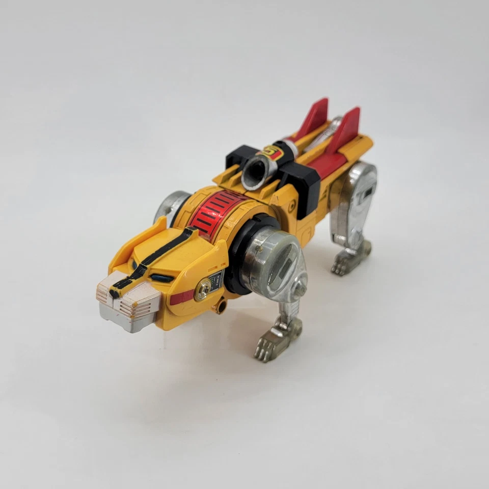 1981 JAPANESE Voltron Yellow Lion G1 6" diecast! #5 Toei 1980s Japan GB-36 - Image 1 of 4