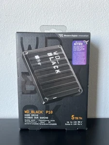 Western Digital WD Black P10 5TB External Game Hard Drive (Brand New) - Afbeelding 1 van 6
