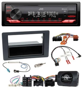 JVC DAB Lenkrad Bluetooth USB Autoradio für Saab 9-5 YS3E Facelift 2005-2011 - Bild 1 von 11