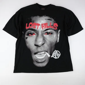 Lost Hills T-Shirt - Young Boy - Black Wash - LHNBA002TEEWASH Sz. XL - Picture 1 of 6