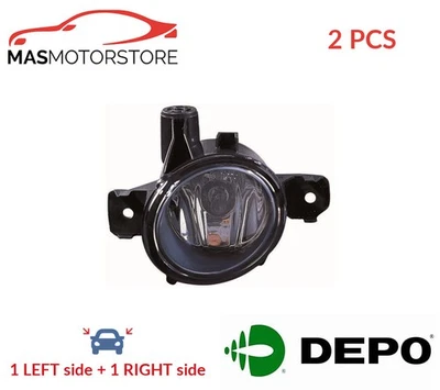 FOG LIGHT LAMP PAIR LORO 444-2010R-UE 2PCS FOR BMW X3,X5,1,E83,E70,E81 - Image 1 of 4