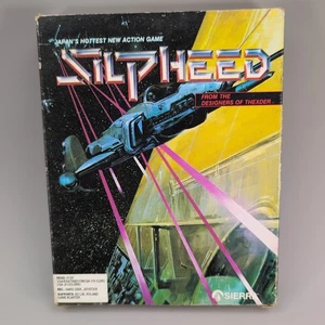 Silpheed 1988 Sierra MS-DOS Big Box PC Juego 3.5′′ Disquetes Manual - Imagen 1 de 19