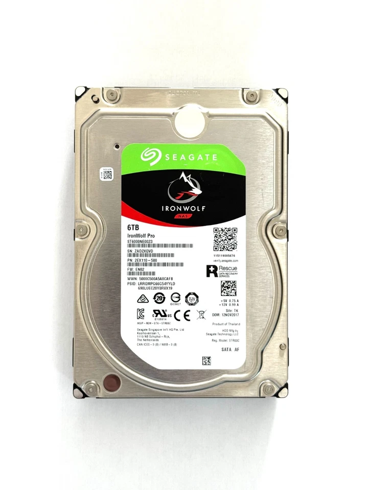 ST6000NE0023 Seagate 6TB IronWolf Pro 3.5" SATA 7200RPM Hard Drive - Image 1 of 1
