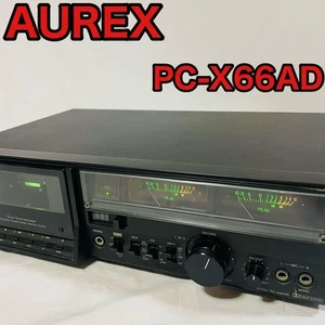 Aurex PC-X66AD Cassette Deck Used No Tape Tested for Power Only - Afbeelding 1 van 11