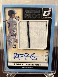 2016 Donruss Promising Pros Materials Signatures Rob Refsnyder #90/199 Auto RC - Picture 1 of 3