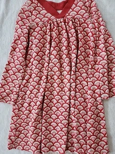 Tea Collection Girls Geometric Kbit Dress Size 7 Preowned - Picture 1 of 5