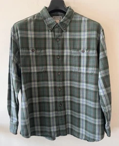 Duluth Trading Co. - Herren Langarm Flanellhemd - grün kariert - 2XL - Bild 1 von 10