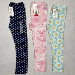 Epic Threads Girls Size 6X Leggings Lot of 3 Pink Blue Green Floral - Picture 1 of 4