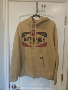 Troll Co. Clothing Dirty Hands Clean Money Herren Gr. L Grafik Hoodie Sweatshirt - Bild 1 von 6