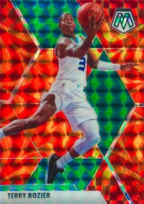 Terry Rozier 2019-20 Mosaic NBA Reactive Orange Prizm Card #72 Charlotte Hornets - Image 1 of 2