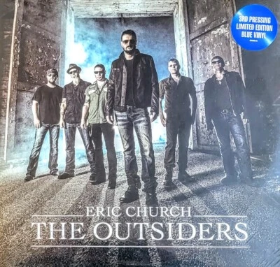 ERIC CHURCH THE OUTSIDERS - 2-LP  180-GRAM BLUE COLORED VINYL  " NEW, SEALED " - Image 1 of 2