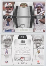 2008 Donruss Gridiron Gear Player Timeline Silver /250 Warren Moon #PT-3 HOF