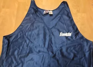 Men Tank Top Navy Blue XL Franklin 6 Pc Lot 100 % Polyester Gym Training - Picture 1 of 2