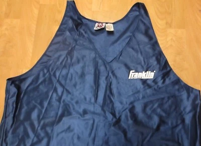 Men Tank Top Navy Blue XL Franklin  100 % Polyester Gym Training - Image 1 of 2