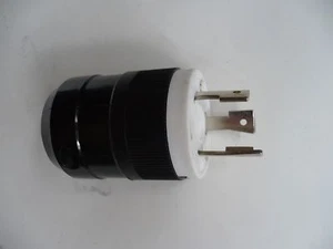 30 Amp 250 Voltios NEMA L6-30P 2P 3W Enchufe de bloqueo giratorio Bloqueo NUEVO - Imagen 1 de 3