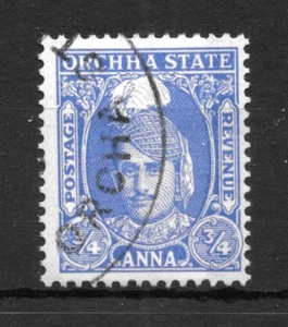 1939-42 ORCHHA, ORCHA,SG33 CAT £180 FINE USED, 3/4 A, KGVI,INDIA,INDIAN STATES - Picture 1 of 1