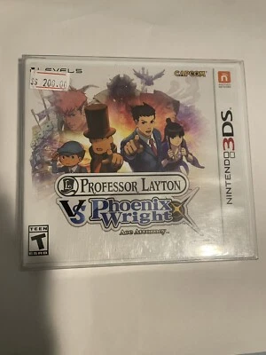 Professor Layton vs. Phoenix Wright Ace Attorney (Nintendo 3DS) brand new SEALED - Image 1 of 4