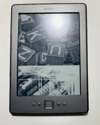 Amazon Kindle (D01100) 4th Generation - Grey with screen fault - see pics - Image 1 of 3