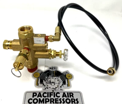 56288756 UNLOADER VALVE 39155577 ELBOW 1/8'' MPT 97265912 1/4'' Tube x 36'' L - Image 1 of 4