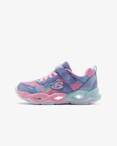 Zapatos para niñas Skechers S Lights-Twisty Glow-Sorbet Swirl Periwinkle (303716L/PWMT) - Imagen 1 de 17