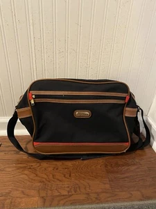 Vintage Jaguar Carry On Luggage Bag Satchel Shoulder Strap 15”x11”x5” - Picture 1 of 22