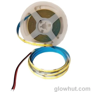 Tira de luz COB y cable de plomo 320 LED/metro 12v rojo azul amarillo verde blanco cálido - Imagen 1 de 4