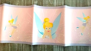 Tinker Bell Wall Border 5 Yd. Pre-Pasted Roll Lot #43895  - Picture 1 of 3