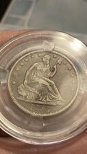 1858-O SEATED LIBERTY HALF DOLLAR - ALMOST UNCIRCULATED DETAILS