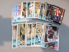 Match Attax + extra 21/22 foil, LE, Chrome, 100club, shield cards drop down list