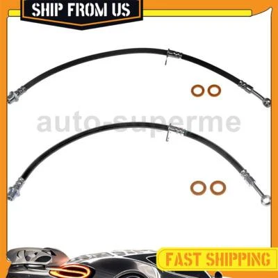 For 2013-2014 Hino 195 5.0L Dorman First Stop Brake Hose Line Front Set 2x - Image 1 of 4
