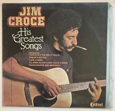 Jim Croce His Greatest Songs 1980 K-Tel NE1059. IMPORT in heavy shrink - Image 1 of 4