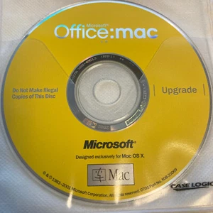 Microsoft Office Mac Upgrade Mac OS X [Software install Disc] - Picture 1 of 2
