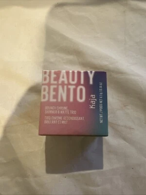 Beauty Bento~Kaja~Bouncy Chrome & Shimmer & Matte Eyeshadow~Trio~peach Apricot - Image 1 of 4