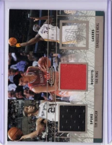 2003 Fleer Mystique Rare Finds Jerseys Tim Duncan Yao Ming Shaquille O'Neal /250 - Picture 1 of 2