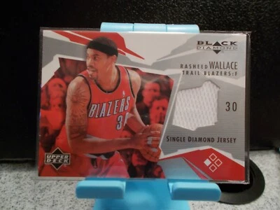 2003-04 Upper Deck Black Diamond Jersey Single Rasheed Wallace #BD-RW - Image 1 of 2