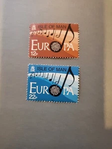 Estampillas Isla de Man Scott #282-3 nh - Imagen 1 de 1