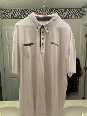 Camisa de golf Ogio para hombre blanca con gris talla XXL Foto 1 de 4
