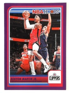 Aros de la NBA 2023-24 Panini púrpura paralelo #201 Kenyon Martin JrClippers - Imagen 1 de 3