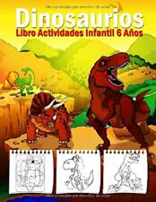 Libro De Dinosaurios Para Niños En Español Libro De Actividades Colorear Regalo
