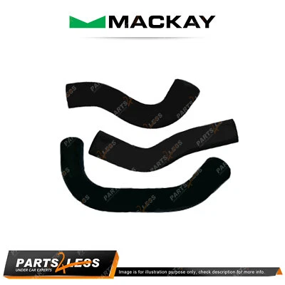 Mackay Radiator Hose Set fits Toyota Hilux LN167R 3.0L SOHC 5L 1997-2000 - image 1 of 2