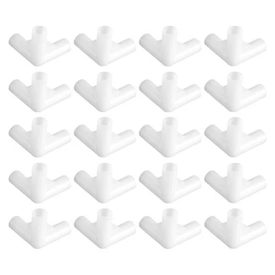 20 Pcs Canopy Tent Plastic Pipe Connectors Awning Tent Replacement Parts - Image 1 of 4